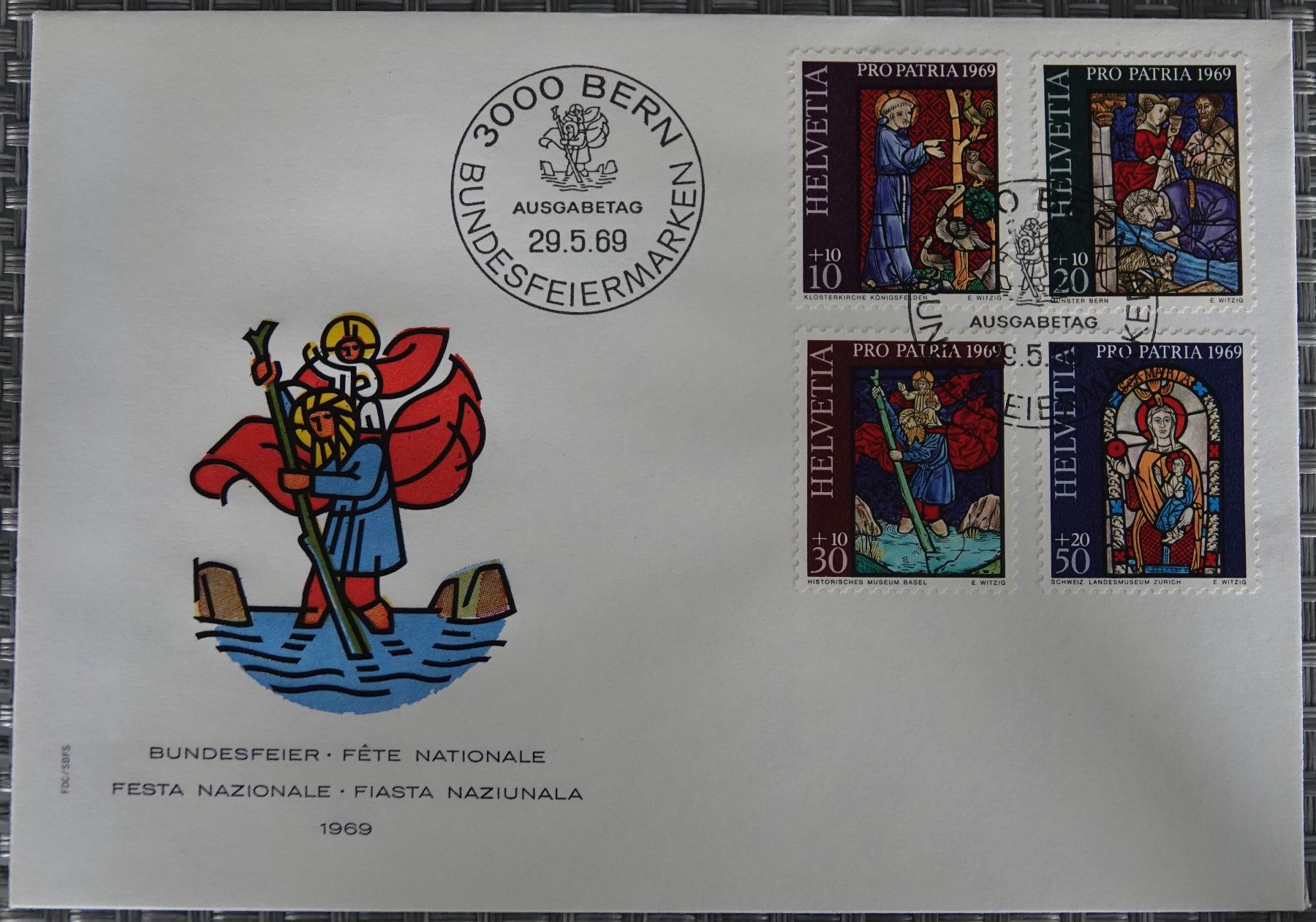 Tutti i francobolli: Pro Patria FDC-Couvert 1969 ET-Gestempelt – Usato da Goldau venduto da Bofi0