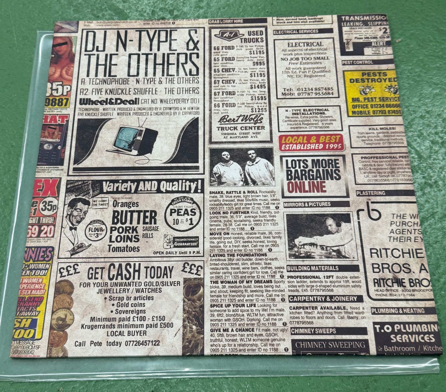Dischi in vinile: DJ N-Type & The Others: Technophobe / Five Knuckle Shuffle – Usato da Basel venduto da Ostschweiz06