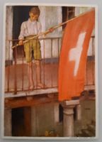 Bundesfeierpostkarte Nr.53IIc - 40Rp. -1931- Knabe mit Fahne