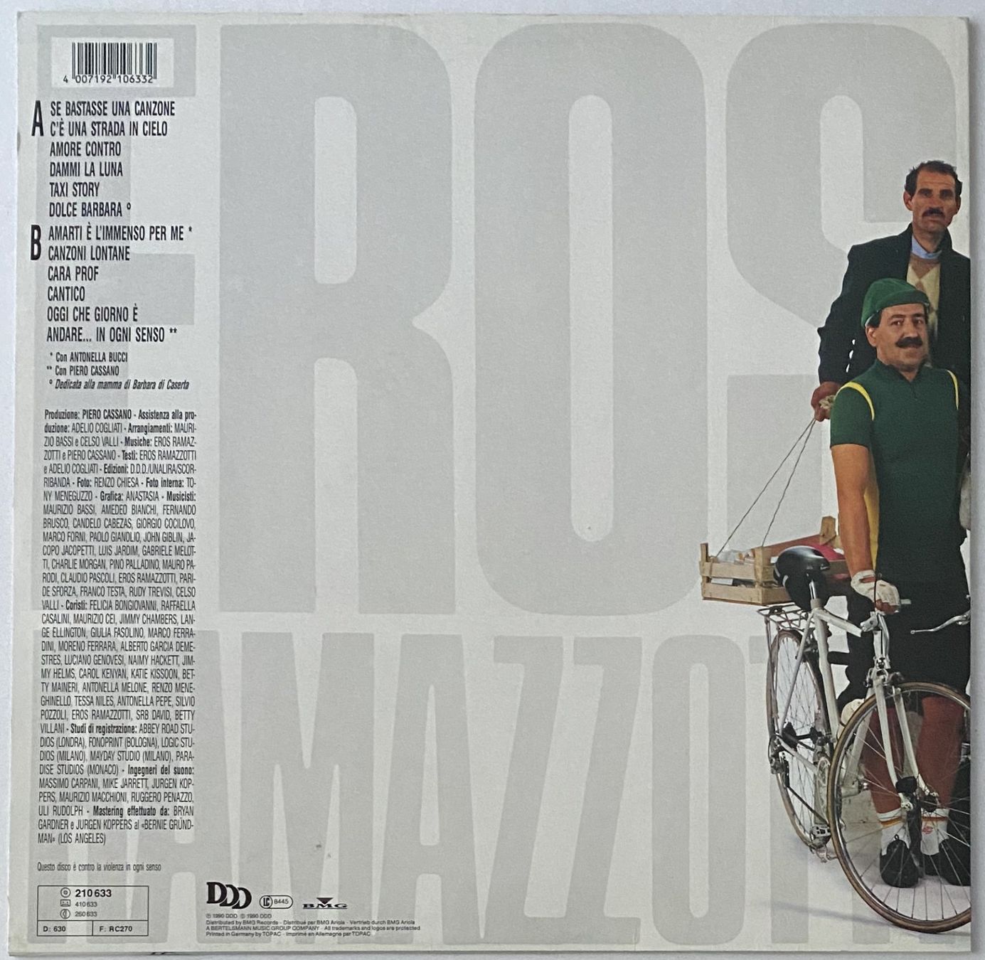 Dischi in vinile: Eros Ramazzotti, In Ogni Senso – Usato da Flums venduto da Empe1 1