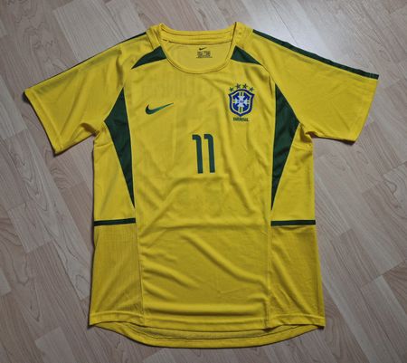 Nike 2002 Brasilien Trikot Ronaldinho Grösse L 