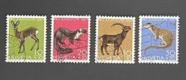 1967 PJ Einheimische Wildtiere ganzer Satz ʘ J220-J223