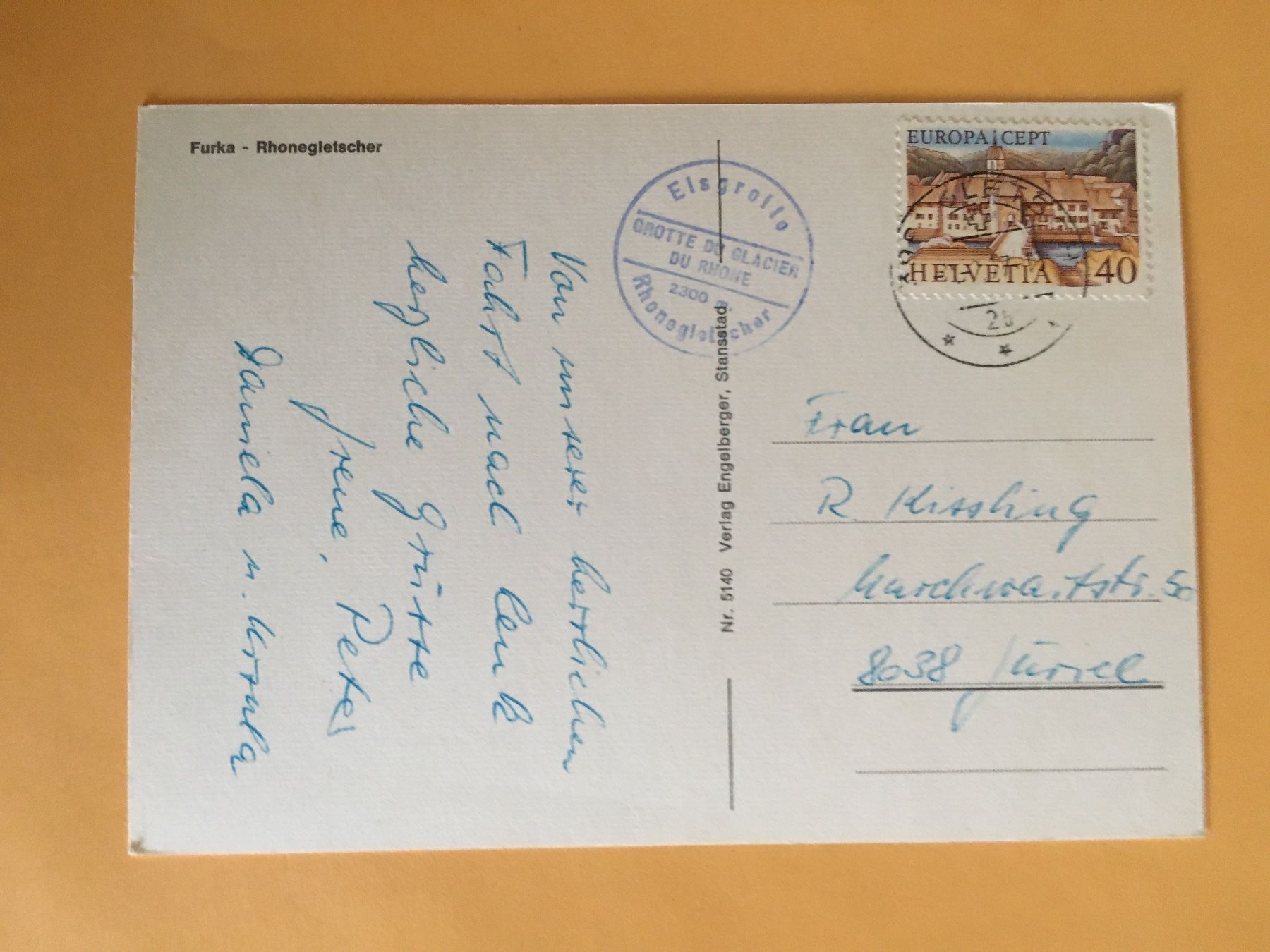 Cartoline postali: Furka Rhonegletscher mehrbildrig – Usato da Küttigen venduto da Melisch1000 1