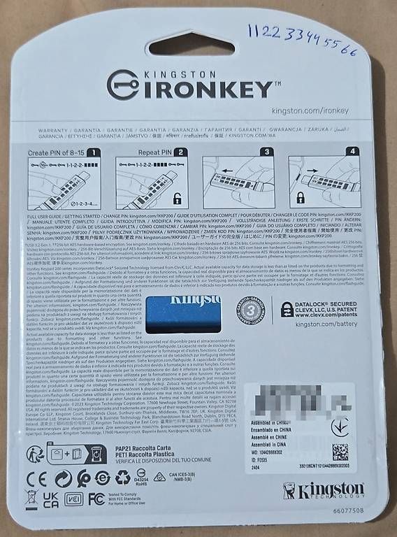 USB Sticks: Kingston IronKey Keypad-200 8 Go, USB-A – Neu und originalverpackt aus Lausanne von Baha76_s 1