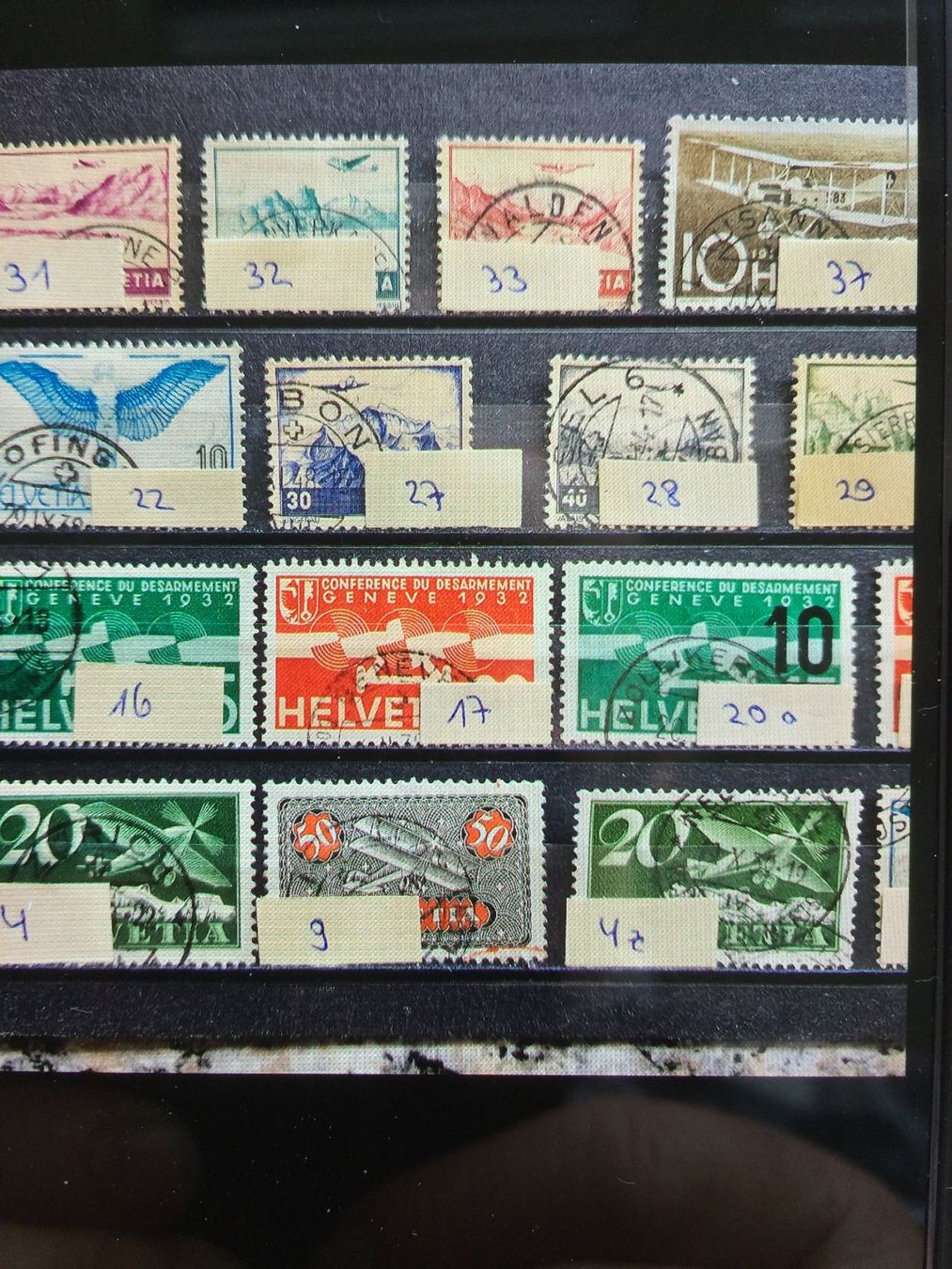 Alle Briefmarken: Briefmarken – Gebraucht aus Kilchberg ZH von APZ4BWM2 3