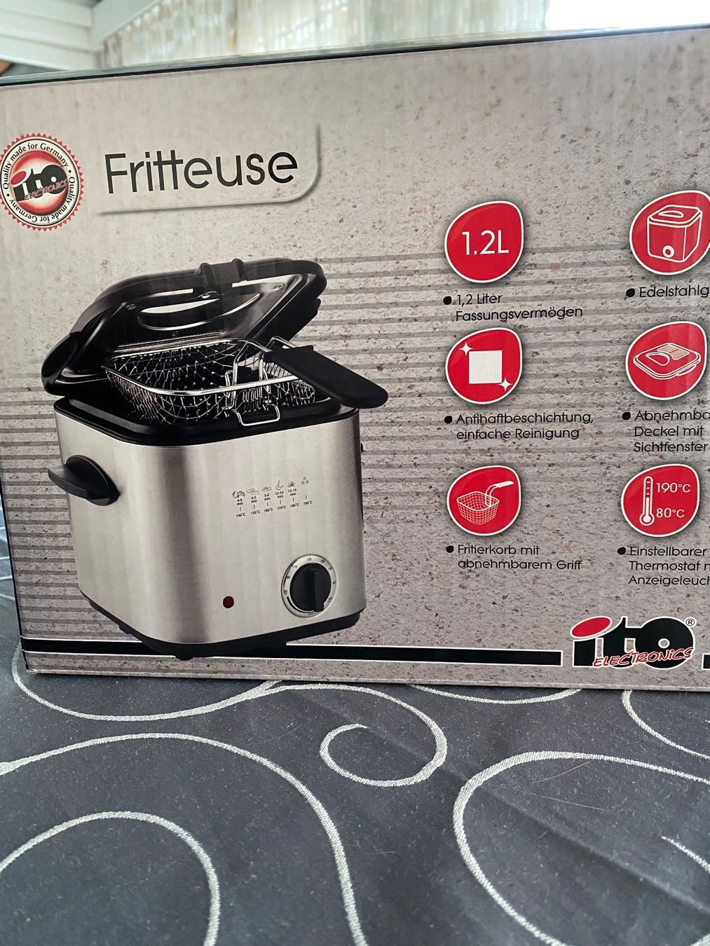 Elettrodomestici da cucina: Fritteuse 1.2L Edelstahl neuwertig – Nuovo e nell'imballaggio originale da Endingen venduto da Fonsi30