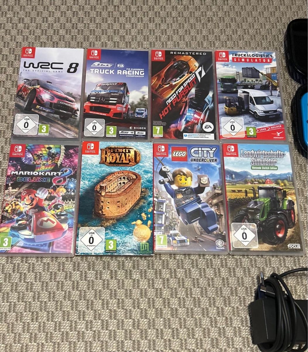 Nintendo Console: Nintendo Switch 1, Mario Wheel, Spiele – Usato da Solothurn venduto da Bobesch08 2
