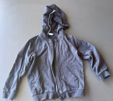 Polarn O. Pyret Hoodie, Gr. 110, Baumwolle, abnehmbare Kapuz
