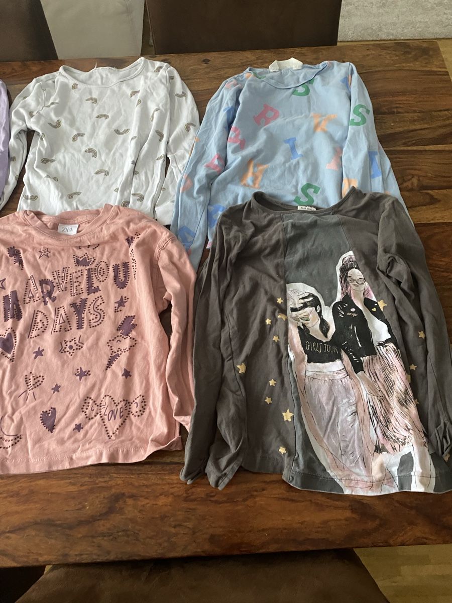 Zara Camicette, T-shirt & Top: 7 Mädchen Langarmshirts Gr. 122/128 Herbst – Usato da Zürich venduto da Nutla 3