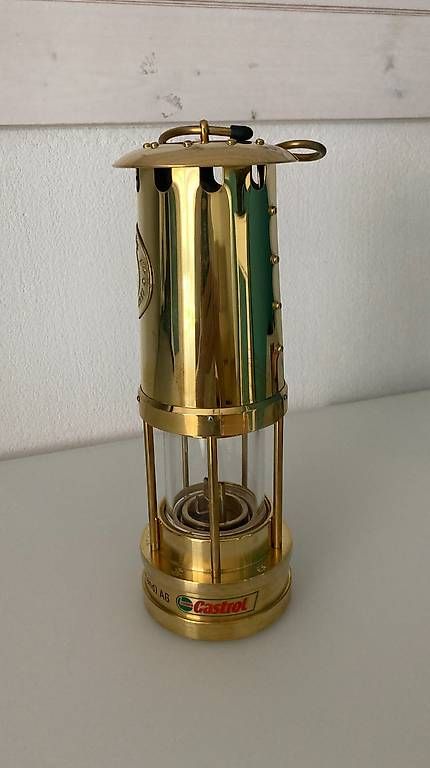 Lampen: E. Thomas & Williams Grubenlampe aus Messing – Neu (gemäss Beschreibung) aus Untereggen von Fgga 2