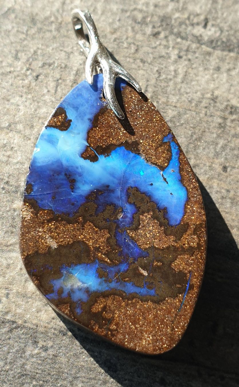 Ciondoli: Anhänger Boulder Opal. – Nuovo (secondo la descrizione) da Niederbüren venduto da Raphael014 3