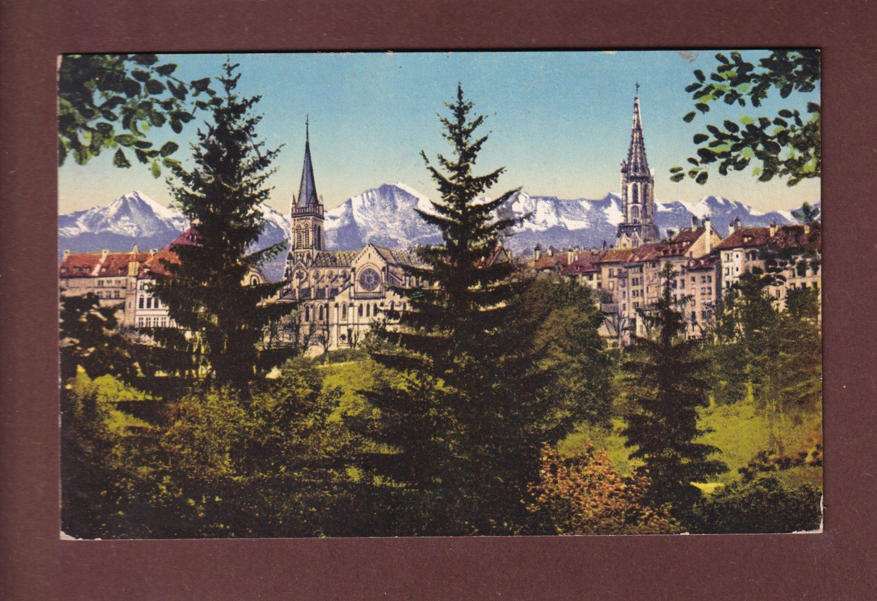 Cartoline postali: BERN und die Alpen - 1921 – Usato da Pully venduto da nicecards-shop