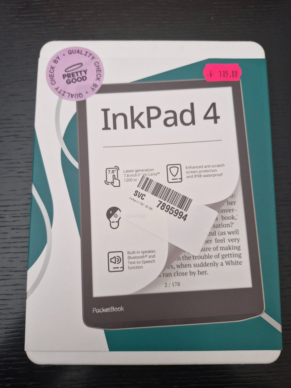 PocketBook Tablet PC: Neu: PocketBook InkPad 4 – Nuovo e nell'imballaggio originale da Bern venduto da PrettyGood