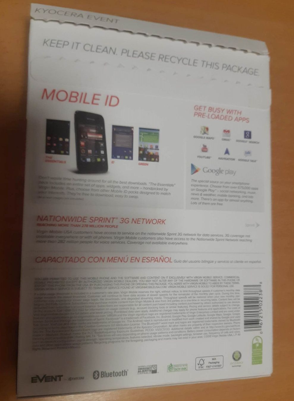 Telefoni cellulari / Smartphones: Handy Virgin Mobile Live – Nuovo e nell'imballaggio originale da Dulliken venduto da Airliner2 5