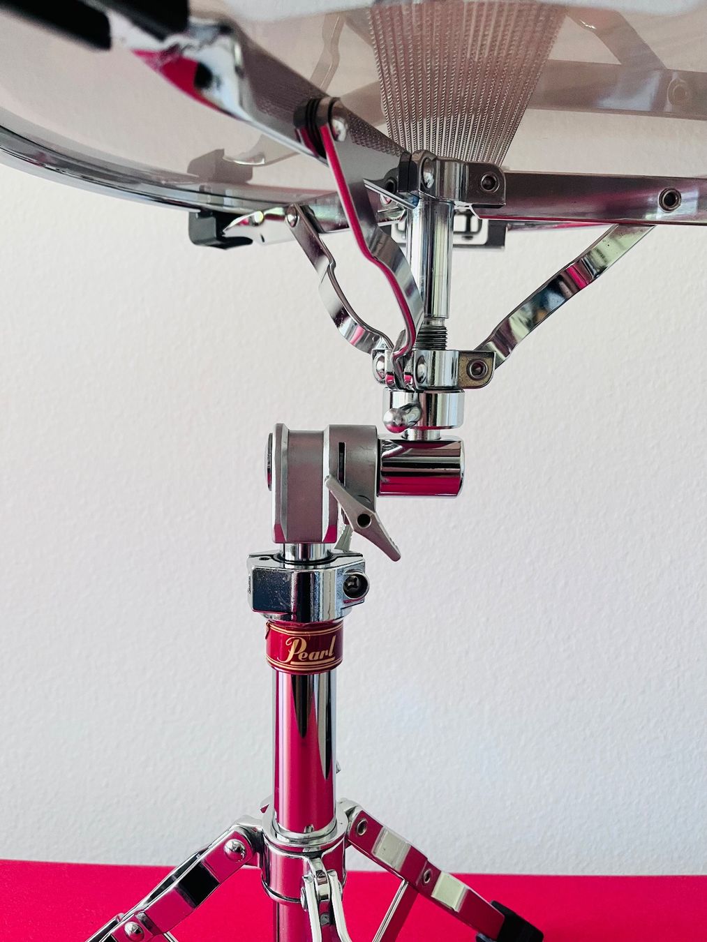 Strumenti musicali: Pearl Professional MIJ Snare 14''x6.5'' + Ständer + Evans – Usato da Wädenswil venduto da Buddha8 4