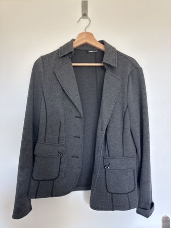 Frank Walder Blazer grau kariert Grösse 42 guter Zustand