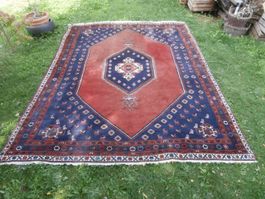 orientalischer Wollen Teppich für kalte Tage 305 x 382 cm