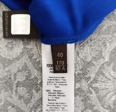 Roberto Cavalli Top: Roberto Cavalli Bluse Königsblau Gr.  XS – Nuovo (secondo la descrizione) da Hergiswil NW venduto da pol_9dl8 7