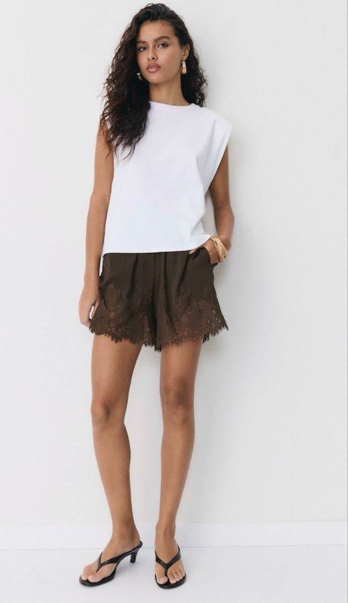 Stradivarius Pantalons: Stradivarius Shorts - dark brown – Neuf (Voir description) à Solothurn par Vintage87 2