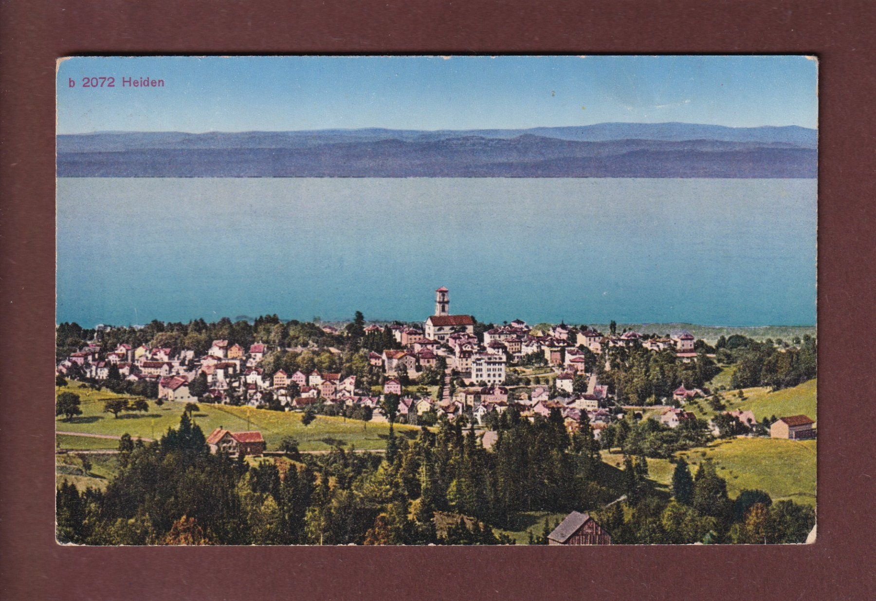 Cartoline postali: HEIDEN - 1952 – Usato da Pully venduto da nicecards