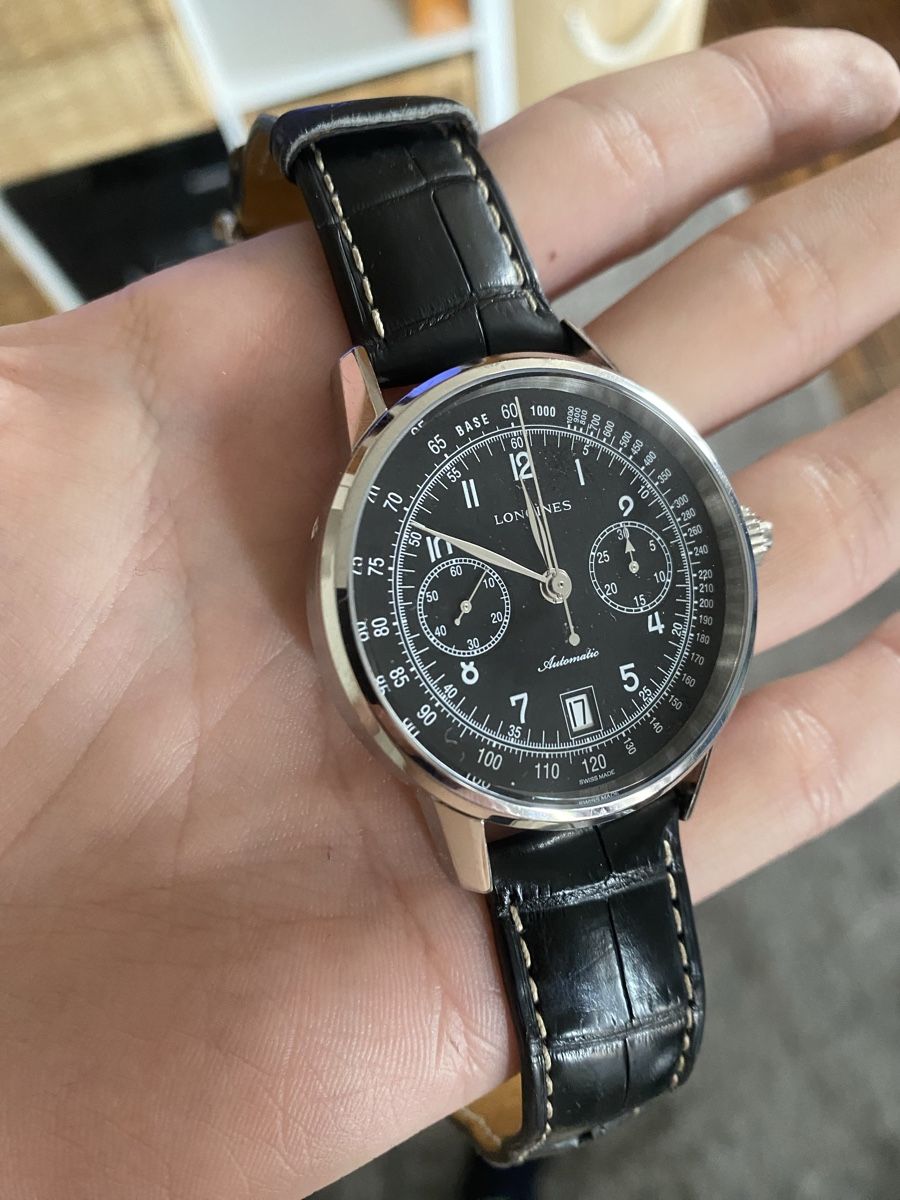 Longines Orologi: Box included - Longines Heritage Chronograph Automatic Watch – Usato da St. Gallen venduto da moh_9622 3