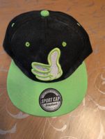 Casquette Snapback "Number One" verte et noire