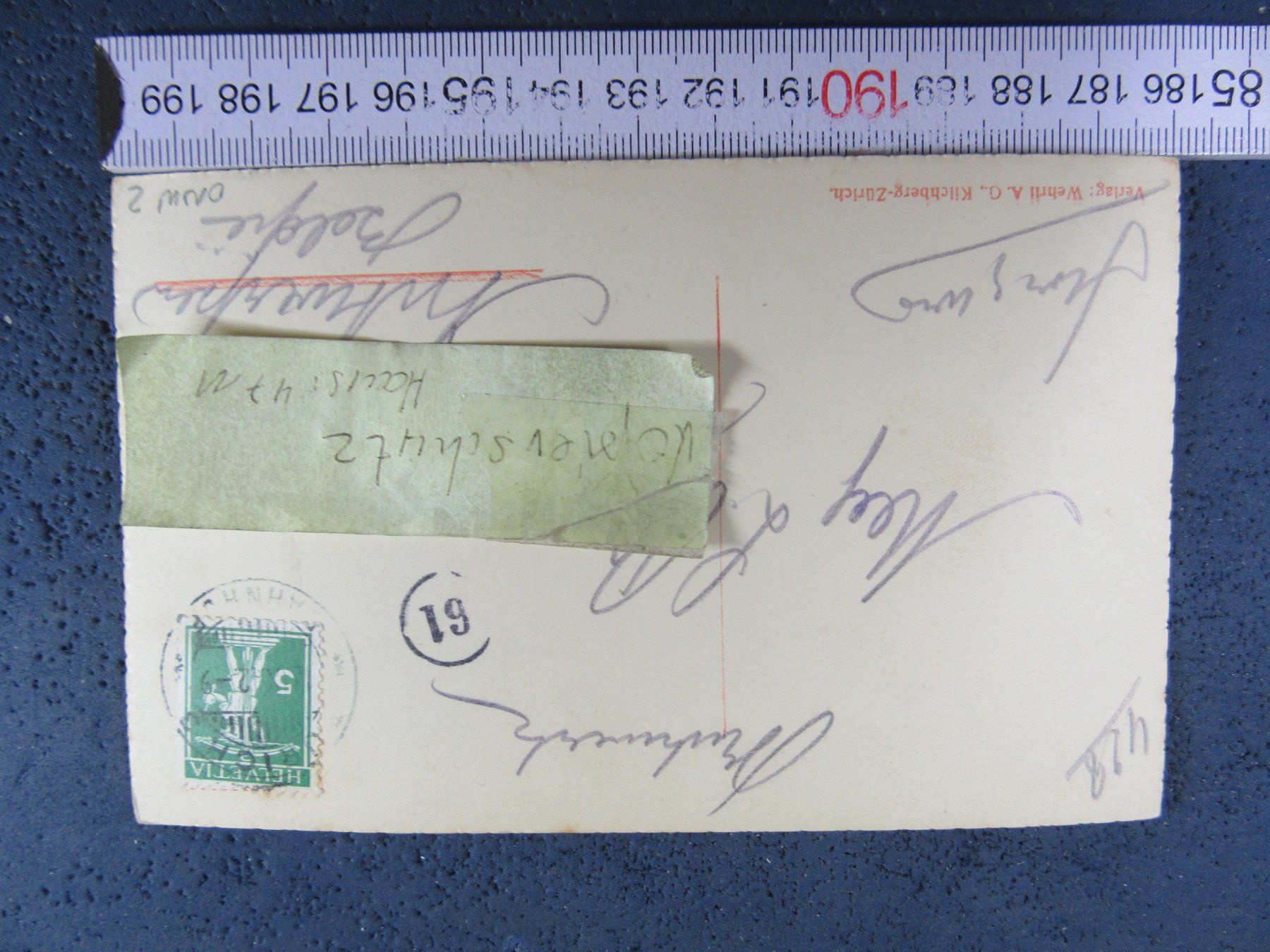 Cartoline postali: BÜRGENSTOCK 1912 AK ONW – Usato da Ettingen venduto da Hausi4711 1
