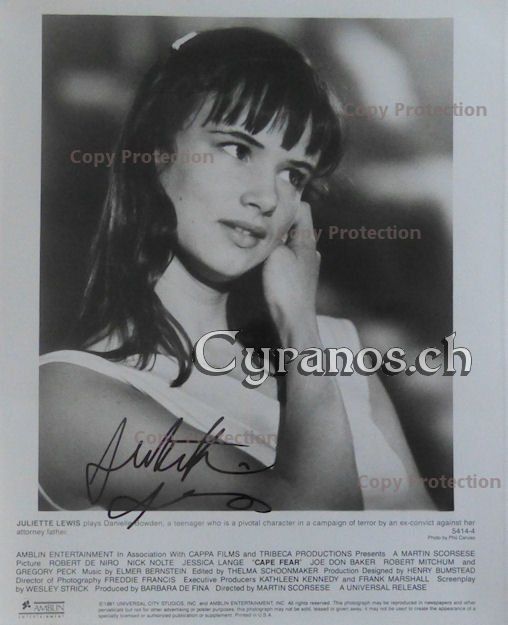 Autographes: Juliette Lewis (1973) Schauspielerin - Autogramm – D'occasion à Dietikon par immortal-stars