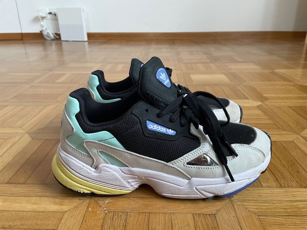 Adidas Falcon Sneaker Gr. 41 Turkis Schwarz Top Zustand Kaufen auf Ricardo