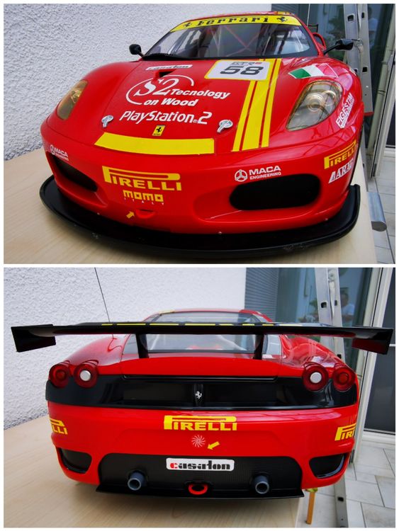 MjX Mst.1:7,R/C Ferrari F430 GT,65 cm lang,unbespielt,in OVP (Neu