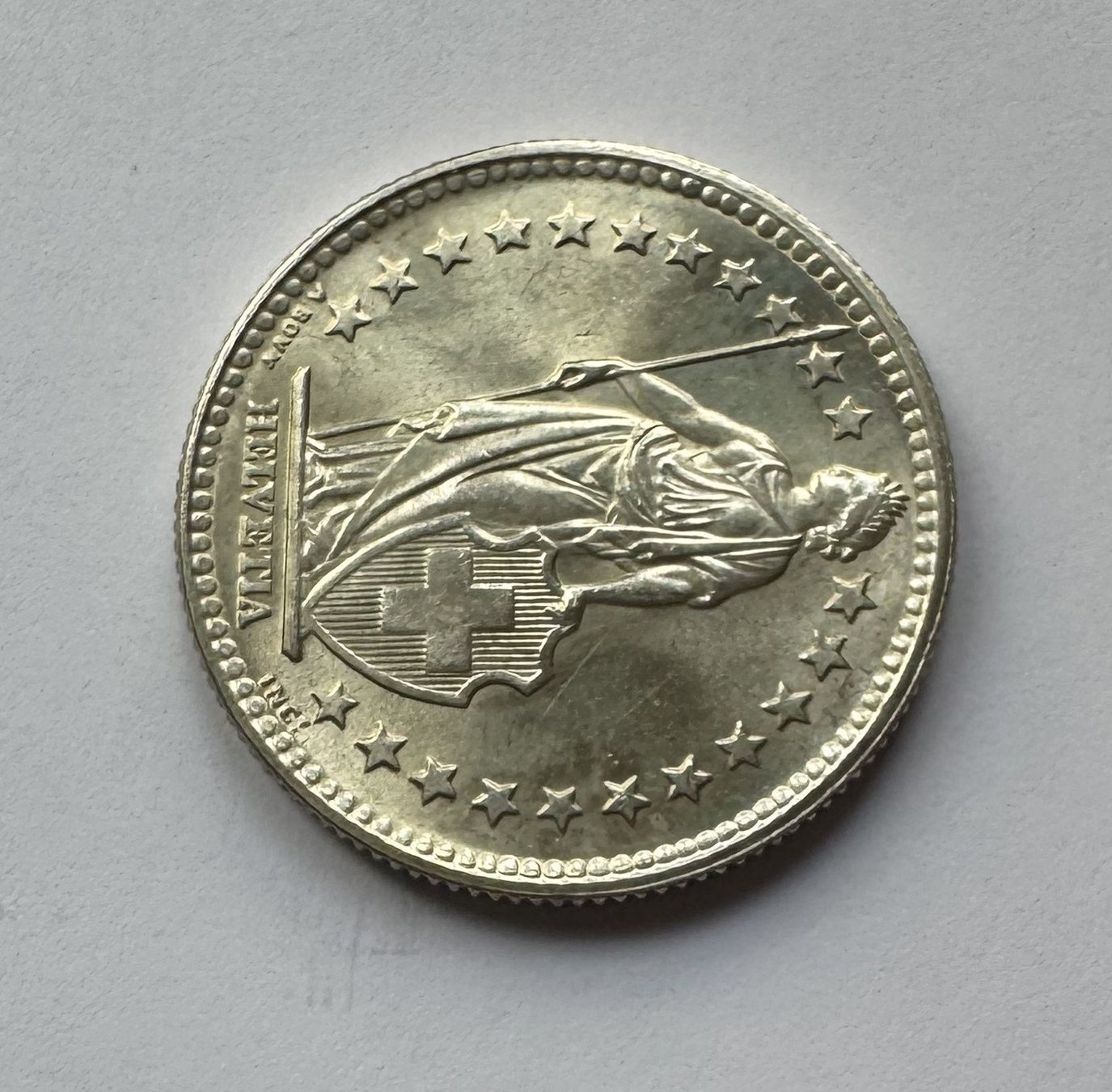 Toutes les monnaies: 1960 2 Franken stgl – Neuf (Voir description) à Kirchberg SG par Helveticus00 2