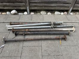 6x Baustützen / Deckenstützen verstellbar/ gebraucht
