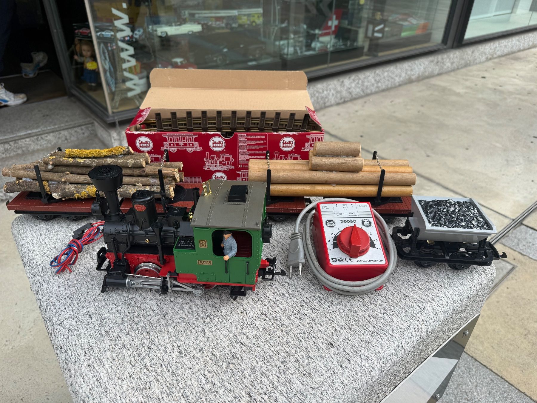 LGB Modellini di ferrovie: LGB Dampflok Start Set – Usato da Chiasso venduto da Carrara-Modellismo