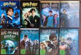 Harry Potter DVD Set 8 Filme alle Teile guter Zustand
