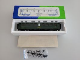 STL- Models 2202/1 Stahlwagen Grün RhB H0m OVP neu