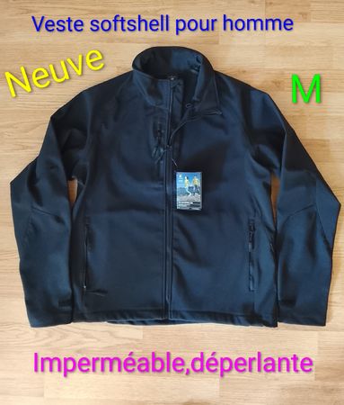 Veste softshell B&C homme noir taille M 