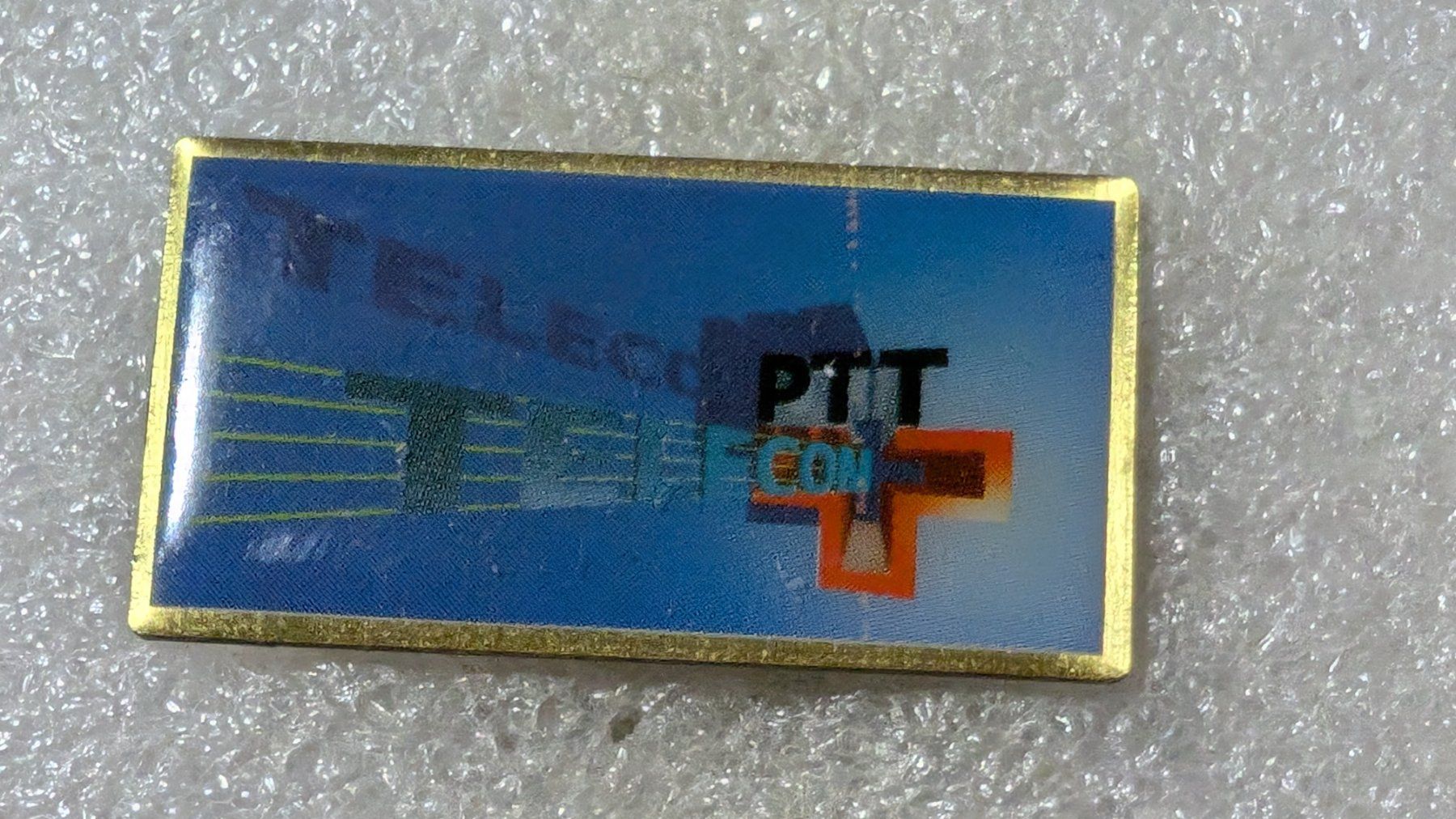 Placchette & Badge: Ansteckpin 210: PTT Telecom – Usato da Oppligen venduto da Pin-Fall-Shop