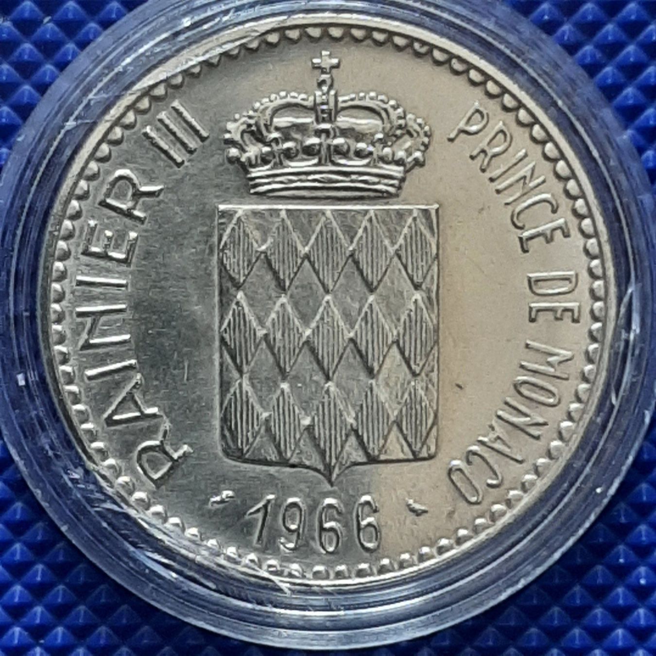 Alle Münzen: 10 Francs Monaco 1966 en argent – Gebraucht aus Carouge GE von cecob0909