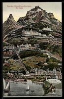 AK Territet, Territet-Gilon-Caux-Rochers de Naye, Berg mit v