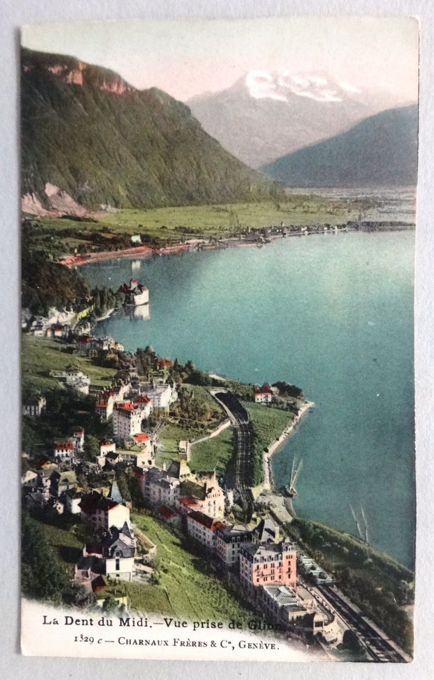 Cartes postales: La Dent du Midi - Vue prise de Glion – D'occasion à Fétigny par Billy2miny