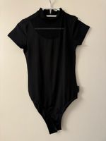 Body noir élégant à manches courtes - Taille M