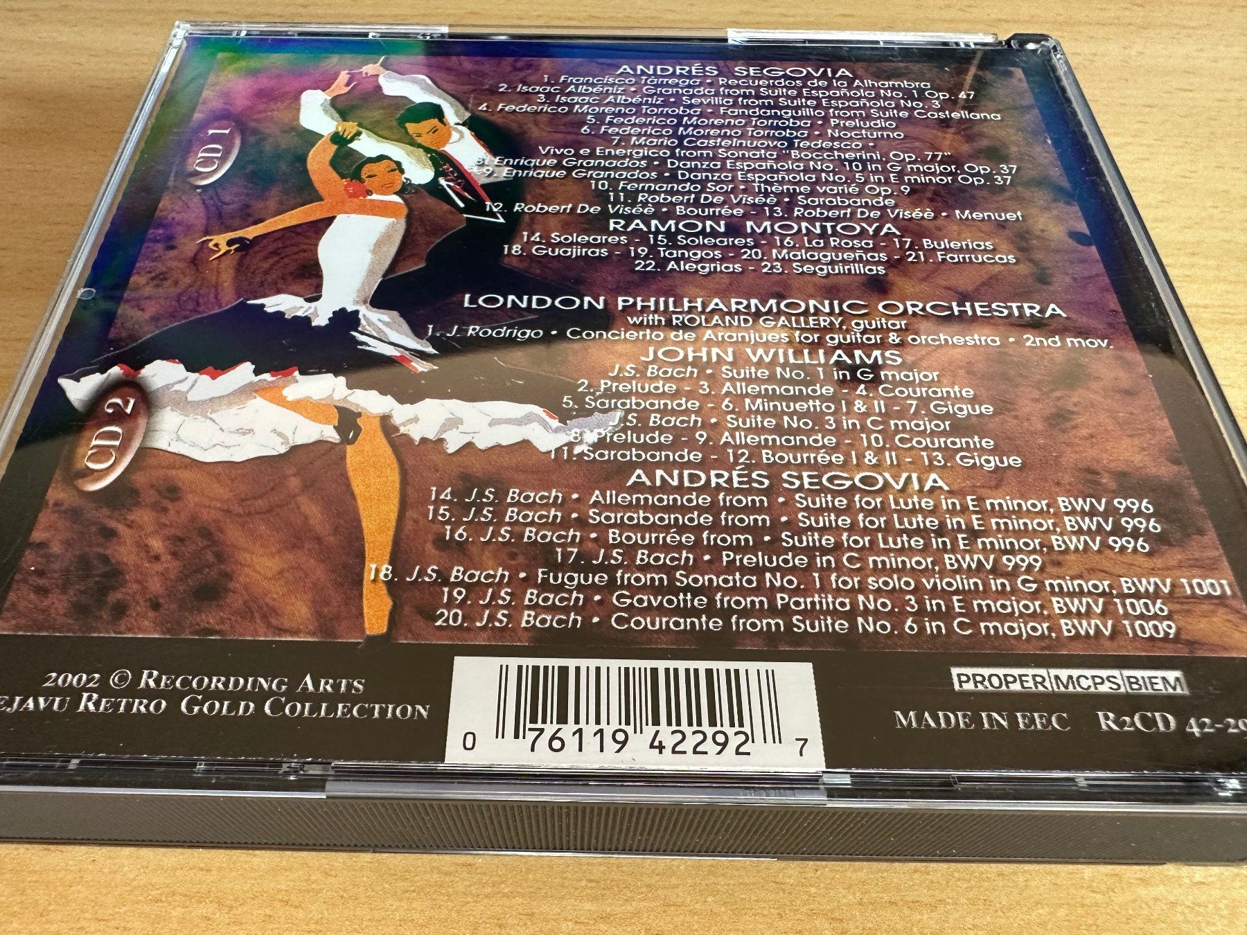 CD: Andrés Segovia, Ramón Montoya, John - Passion & Fire - 2 CD – Usato da Rikon im Tösstal venduto da Alpenmutz 1