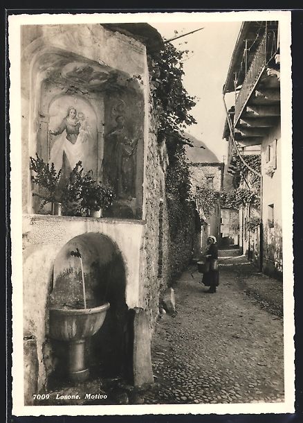 Ansichtskarten: Losone, Heiligenbild über einem kleinen – Gebraucht aus Berlin von bartko-reher