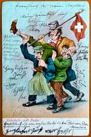 Kitsch - Humour - Heimkehr vom Feste ! 1904