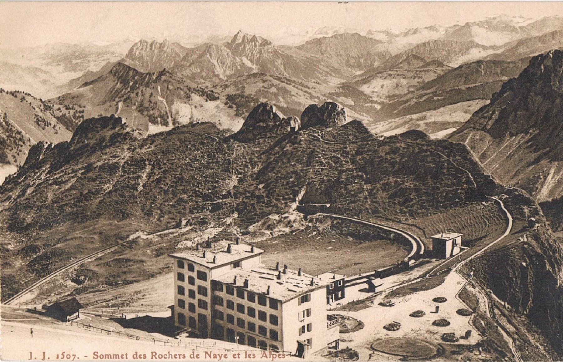 Cartoline postali: Sommet des Rochers de Naye – Usato da Buchs AG venduto da Baerfisch