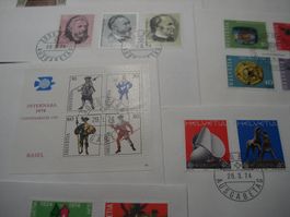 Set 1974, FDC 10 Belege