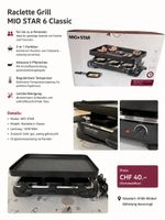 Mio Star Raclette 6 Classic – Raclette-/Grillgerät für 6 Per