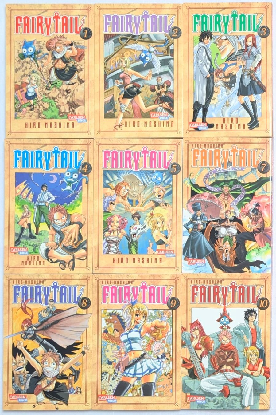 Fumetti: 9er Set - Fairy Tail - Hiro Mashima - Deutsch – Nuovo (secondo la descrizione) da Wängi venduto da ABIZONE-86