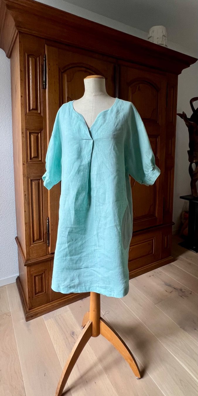 Vestiti: Weites Sommer-Leinenkleid – Usato da Aesch BL venduto da Sam-3 1