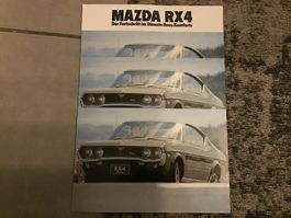 Mazda RX 4 Verkaufsprospekt 8 Seiten, Topzustand